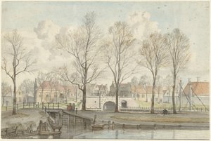La Porte des Seigneurs à Leiden (?) - Jan Ekels (I)