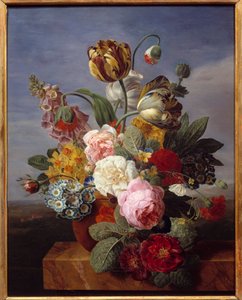 Fleurs dans un vase