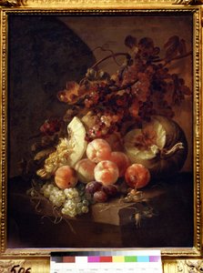 Nature morte aux pêches - Jan Frans van Son