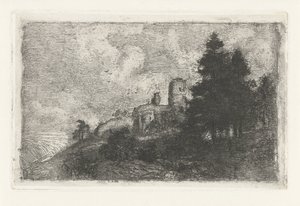 Paysage vallonné avec ruine - Jan Frederik van Deventer
