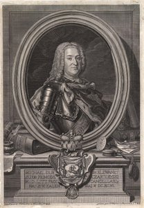 Portrait du prince Michal Fryderyk Czartoryski 1696-1775, milieu du XVIIIe siècle