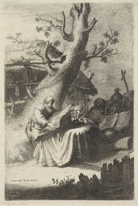Saint Jérôme lisant sous un arbre - Jan Gillisz. van Vliet