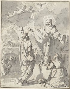 Moïse recevant les Tables de la Loi de Dieu