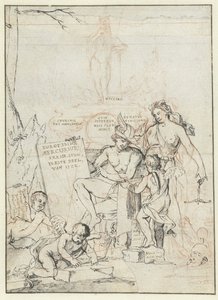 Projet de page de titre pour le Mercure Européen - Jan Goeree