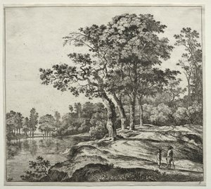 Les quatre arbres - Jan Hackaert