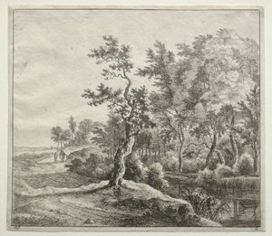 La route de la Serpentine - Jan Hackaert