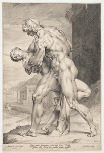Un Romain enlevant une femme Sabine