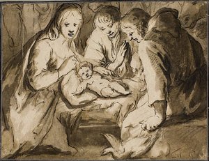 Adoration des bergers - Jan Harmensz. Muller
