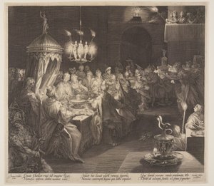 Le festin de Belshazzar - Jan Harmensz. Muller