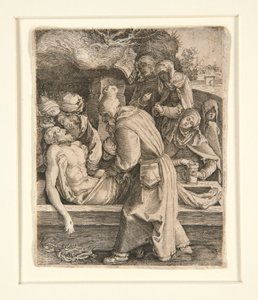 Mise au tombeau, de La Passion - Jan Harmensz. Muller