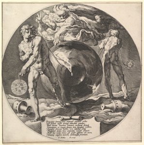 Dieu créant le ciel et la terre, de La Création du Monde - Jan Harmensz Muller