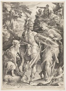 Minerve et Mercure armant Persée pour sa rencontre avec Méduse - Jan Harmensz. Muller