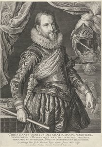 Portrait du roi Christian IV de Danemark et de Norvège - Jan Harmensz. Muller
