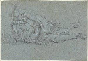 Homme allongé