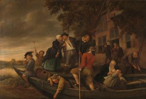 Le retour joyeux à la maison - Jan Havicksz. Steen