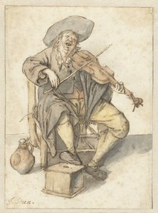 Violoniste chantant - Jan Havicksz. Steen