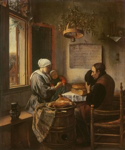 La Grâce avant le repas, 1660 - Jan Havickszoon Steen