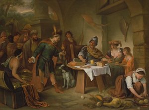 Manius Curius Dentatus et les ambassadeurs samnites - Jan Havickszoon Steen