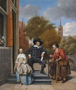 Le Bourgmestre de Delft et sa fille, 1655