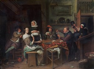 Les Joueurs de cartes - Jan Havickszoon Steen