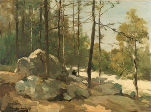 Clairière près de Barbizon - Jan Hendrik Weissenbruch