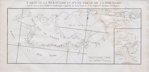 Carte de la Crimée et de la mer d