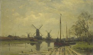 Voie navigable près des Baarsjes, Amsterdam
