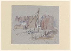 Travaux de pieux à la Van Eeghenstraat, derrière la Parkweg - Jan Hoynck van Papendrecht