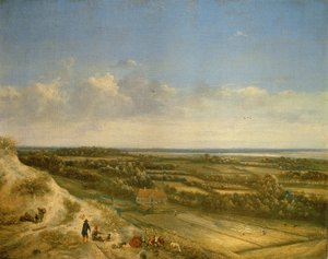 Paysage de dunes, probablement près de Santpoort, c.1675 - Jan II Vermeer van Haarlem