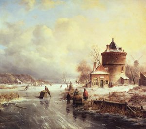 Une Rivière Gelée - Jan Jacob Spohler