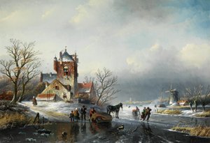 Jan Jacob Spohler Paysage d
