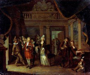 Un concert à la maison, 18e siècle - Jan Josef Horemans the elder