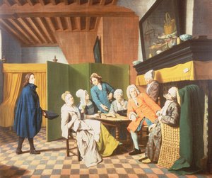 Les visites du docteur - Un proverbe néerlandais : Le docteur inspecte la santé générale de son patient (un d