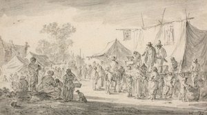 Foire de campagne, 1653 - Jan Josephsz van Goyen