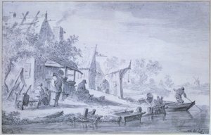 Village de Pêcheurs - Jan Josephsz van Goyen