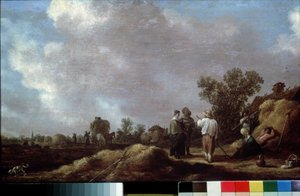 La fenaison - Jan Josephsz van Goyen