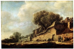 Paysage avec une chaumière paysanne, 1631 - Jan Josephsz van Goyen