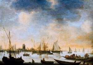 Vue de la rivière, 17ème siècle