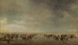 Patineurs, 1641 - Jan Josephsz van Goyen