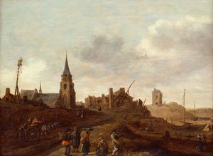 La plage de Scheveningen - Jan Josephsz van Goyen