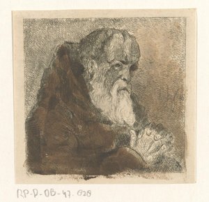 Moine en prière - Jan Karel Jacob de Jonge