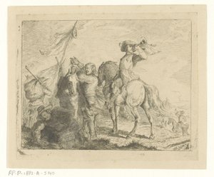 Paysage avec voyageurs et cavaliers - Jan Karel Jacob de Jonge
