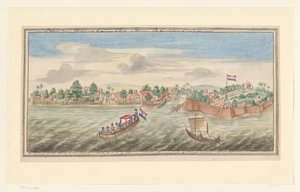 Vue de Malacca depuis la mer - Jan Keldermans