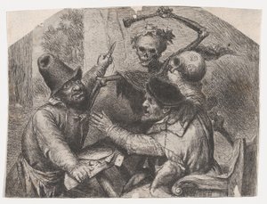 La mort et les joueurs de cartes - Jan Lievens