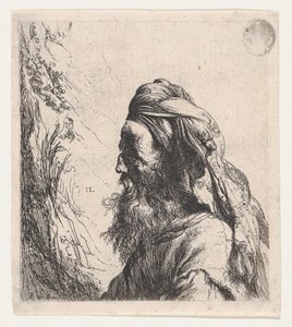 Homme au turban tourné vers la gauche - Jan Lievens