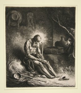 Saint Jérôme pénitent - Jan Lievens