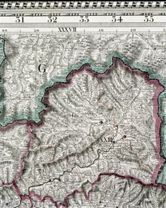 Carte du royaume de Hongrie, imprimée par Godfried