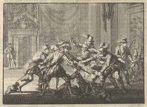 Assassinat du duc de Guise au château de Blois, 1588 - Jan Luyken