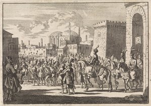 Entrée du sultan Mustafa II à Constantinople, 1695 - Jan Luyken