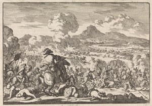 Victoire du prince Eugène sur les Turcs à la Tisza, 1697 - Jan Luyken